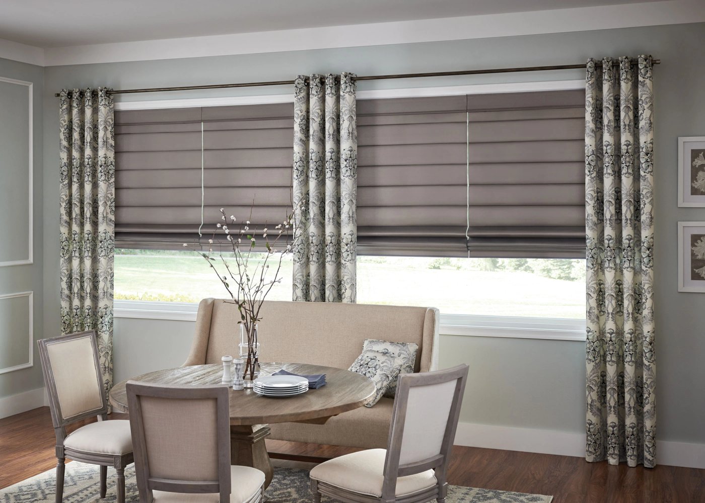 Roman shades and drapery from the original ShadeZone website